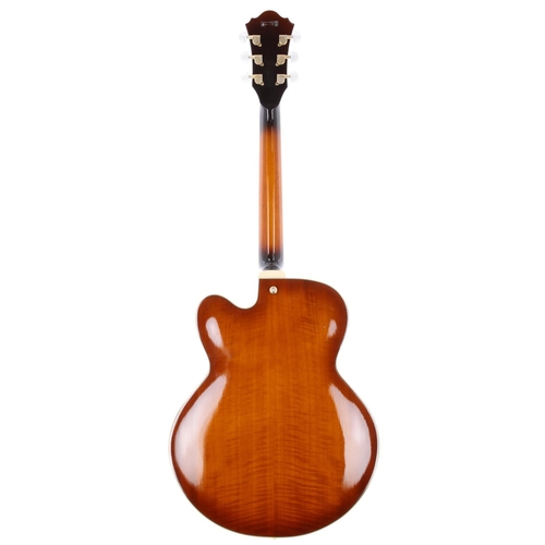 283 - 2009 Ibanez Artcore Series AF95 hollow body electric guitar, made in China; Body: violin sunburst fi... 