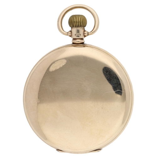 419 - American Waltham 'Riverside' 9ct lever hunter pocket watch, serial no. 15063828, circa 1907, signed ... 