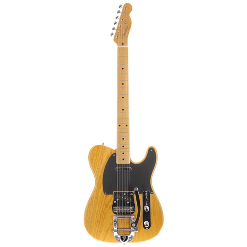 453 - Fender Telecaster Bigsby electric guitar, crafted in Japan (2004-2005); Body: natural finish; Neck: ... 