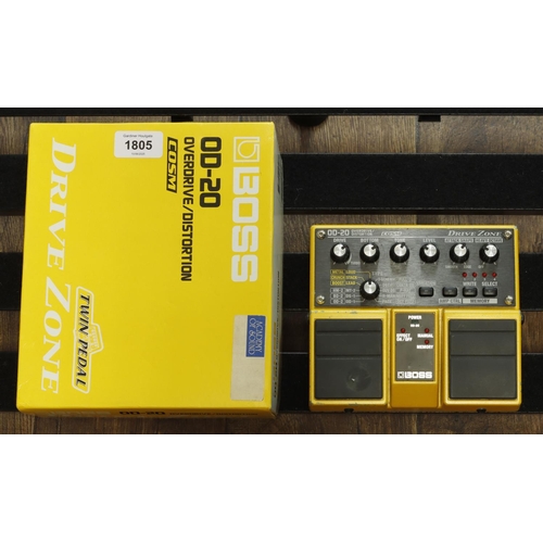 Boss Drive Zone OD-20 Overdrive/Distortion guitar pedal, boxed