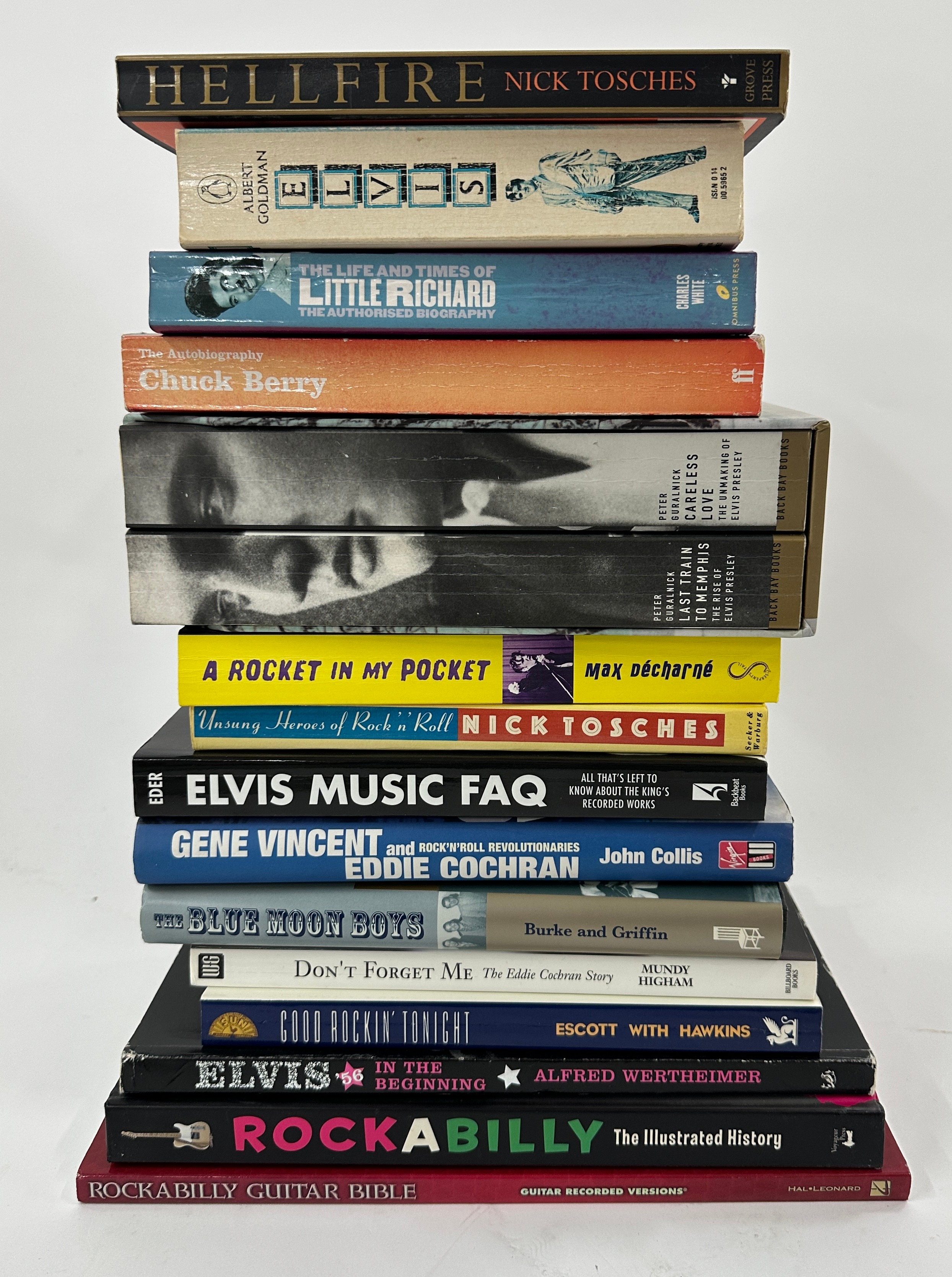 Rock and Roll interest - Collection of fifteen books relating to early ...