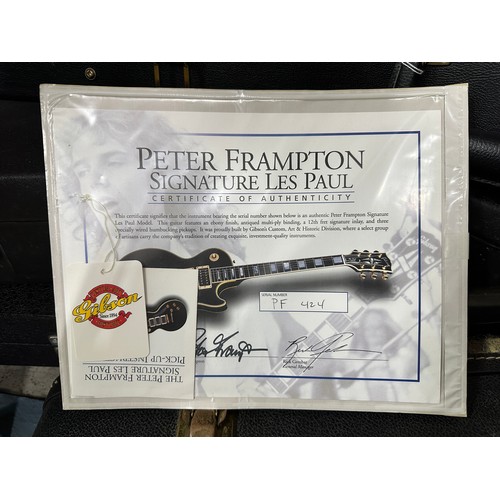 43 - 2008 Gibson Custom Shop Peter Frampton Signature Les Paul Custom Limited Edition electric guitar, ma... 