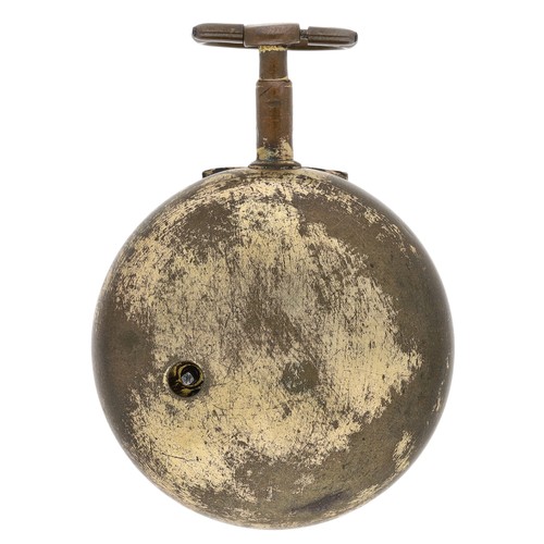 34 - Benjamin Sidey, London - English 18th century gilt metal pair cased verge pocket watch, No. 4672, si... 