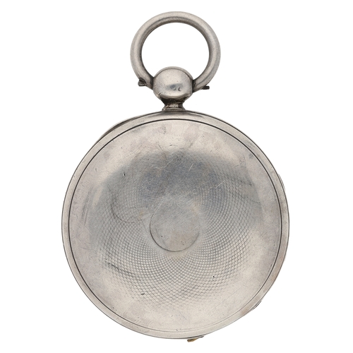 54 - William Young, Dundee - 19th century silver fusee lever pocket watch, London 1833, No.1647, signed m... 