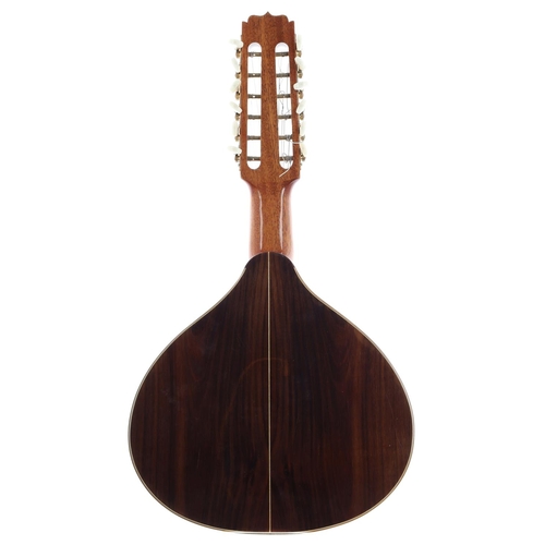 2542 - Modern Spanish bandura labelled Constructor de Guitarras, Joan Castti Mira...Mod. 5 Serie 0708 and s... 