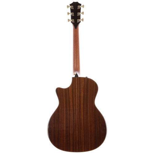 18 - 2021 Taylor 914ce electro-acoustic guitar, made in USA; Back and sides: Indian rosewood; Top: natura... 