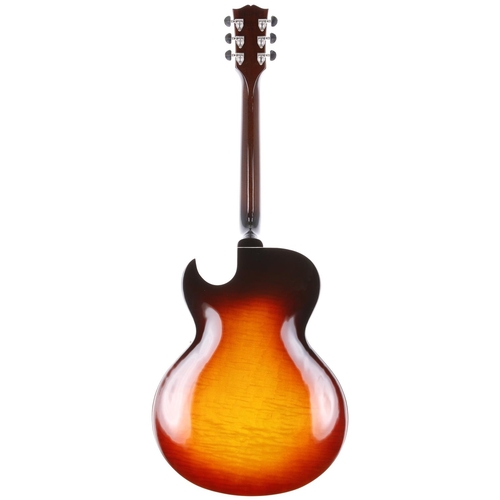 26 - 2016 Gibson Memphis ES-175 Figured hollow body electric guitar, made in USA; Body: sunburst finished... 
