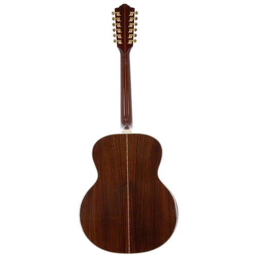 29 - Guild F-512 twelve string acoustic guitar, made in USA, circa 2017; Back and sides: Indian rosewood,... 