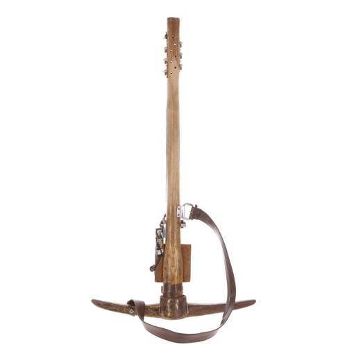 32 - Custom made seven string four course pickaxe electric guitar*Formerly owned and made by multi-instru... 