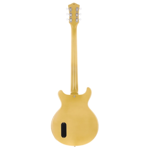 36 - 2024 Ivison DC '59 electric guitar, made in England; Body: aged TV yellow finished mahogany; Neck: m... 