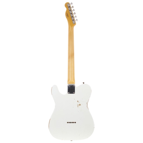 37 - 2014 Fender Custom Shop 1963 Telecaster Relic electric guitar, made in USA; Body: Olympic white reli... 