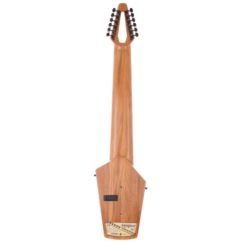 42 - Mobius Megatar Touchstyle twelve string fan fret guitar; Body: offset mahogany; Neck: mahogany; Fret... 