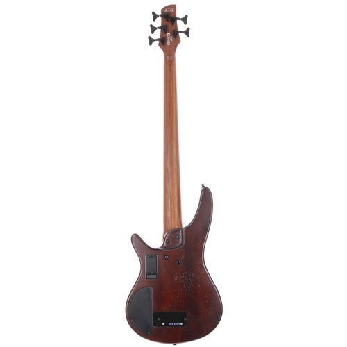 45 - Soundgear by Ibanez SDGR SRH505 bass guitar, made in Indonesia; Body: tobacco sunburst finished semi... 