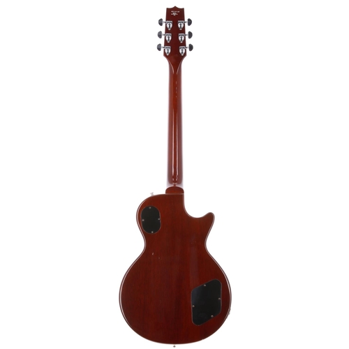 56 - 2011 Heritage H150CM left-handed electric guitar, made in USA; Body: dark almond sunburst finished c... 