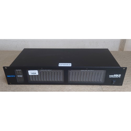 Motu HD192 audio interface rack unit*Please note: Gardiner Houlgate do ...