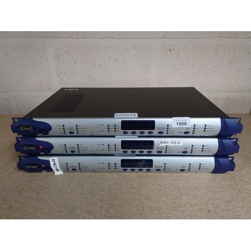Three Digidesign Sync audio interface rack units (3)*Please note ...