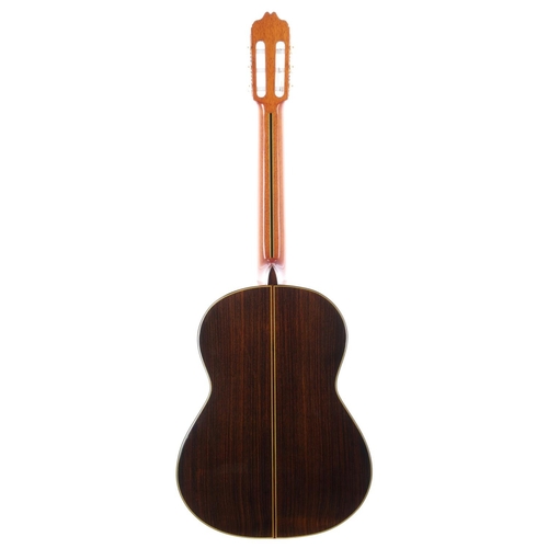 2106 - 1981 Cuenca 110 classical guitar, made in Spain; Back and sides: Indian rosewood; Top: cedar, half i... 