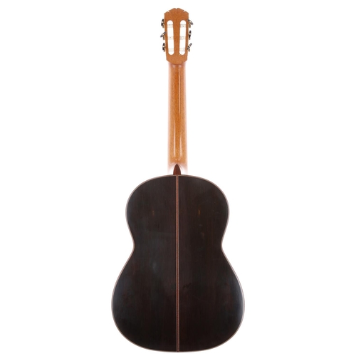 2110 - 2007 David Rouse classical guitar; Back and sides: Amazon rosewood and cypress laminate; Top: natura... 