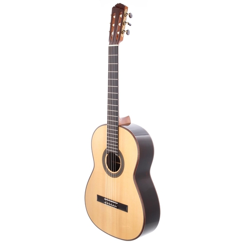 2110 - 2007 David Rouse classical guitar; Back and sides: Amazon rosewood and cypress laminate; Top: natura... 