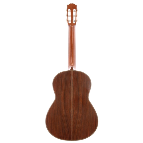 2113 - 1981 Bill Dinsdale classical guitar, made in England; Back and sides: Indian rosewood, hairline to c... 