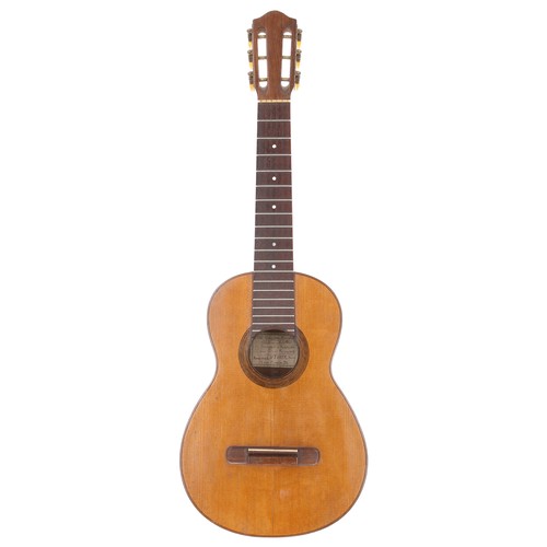 2129 - The Granary Collection - 1926 Julian Gomez Ramirez child's guitar, label hand signed with 'Alla Graz... 