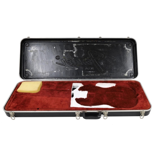 1373 - Fender ABS electric guitar hard case (interior at fault)
