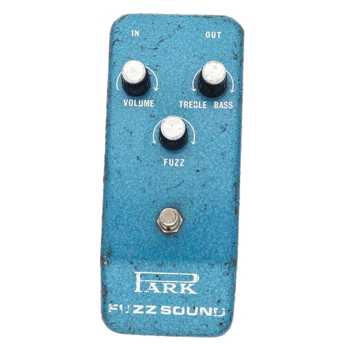 1970s Park Fuzz Sound guitar pedal, made in England