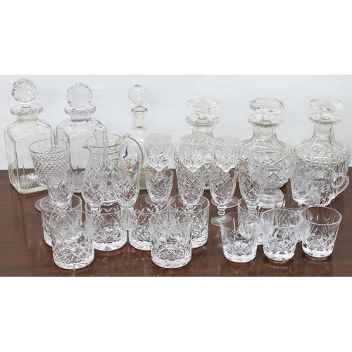 42 - Twelve Henry Marchant Bohemia Crystal wine glasses, 6.5