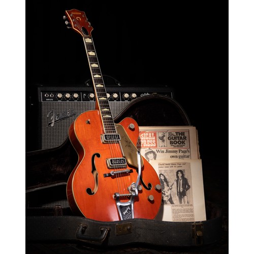 507 - Jimmy Page (Led Zeppelin) - 1957 Gretsch Chet Atkins 6120 electric guitar, made in USA, serial no. 2... 