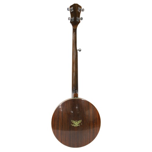 2529 - Maya five string banjo, with rosewood resonator, 11