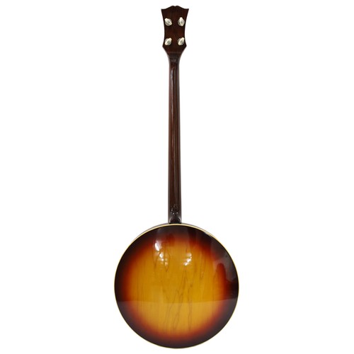 2530 - Gibson four string banjo, with sunburst resonator, 11