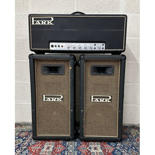Park 75 guitar amplifier, made in England, circa 1970; together with a matched pair of column speaker cabinets