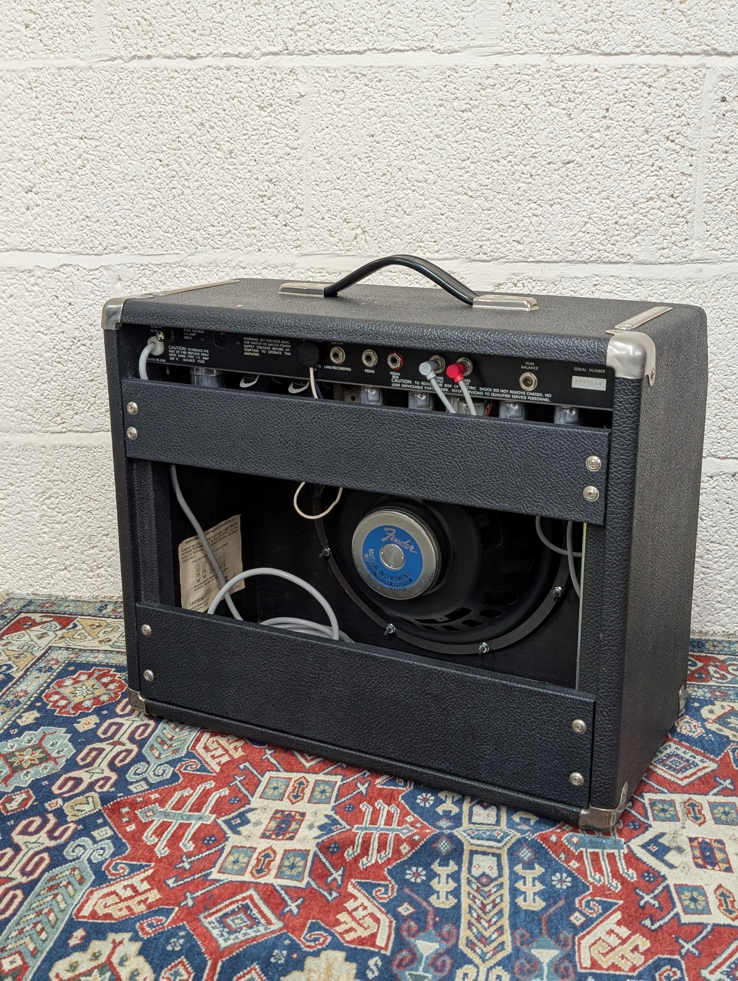 1982 Fender Princeton Reverb II guitar amplifier, made in USA, with ...
