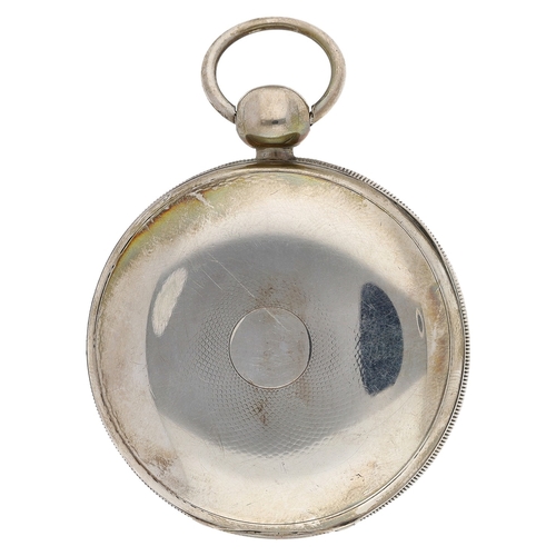 651 - Henry & John Daniels, Liverpool - 19th century silver fusee lever pocket watch, Chester 1833, si... 