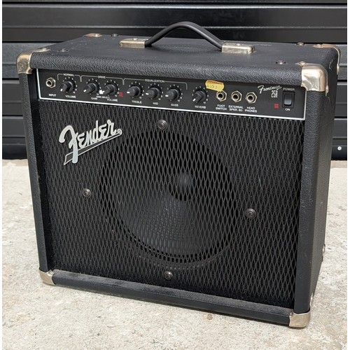 506 - Martin Lee (Brotherhood of Man) - Fender Frontman 25R guitar amplifier, made in Mexico, ser. no. M37... 
