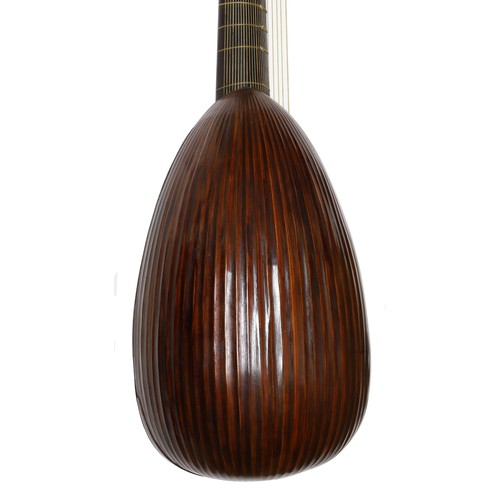 2551 - Fine and rare Italian chitarrone made in the first half of the 17th century, attributed to Wendelin ... 