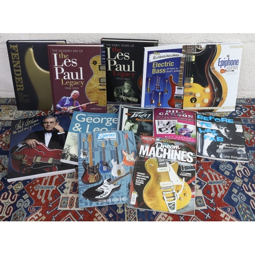 1494 - Selection of good guitar reference books to include Kelly Foster Kelly 'Fender The Golden Age 1946-1... 