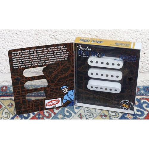 1505 - Fender Mod Shop Samarium Cobalt noiseless Stratocaster pickup set, boxed