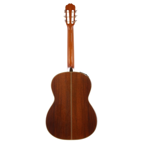 2118 - 1997 Takamine CP-132S electro-classical guitar, made in Japan; Back and sides: rosewood, a few light... 