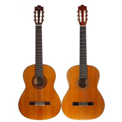 2127 - Yamaha G-231 II classical guitar, with semi-rigid fibreboard case; together with a Hohner MC-05 clas... 