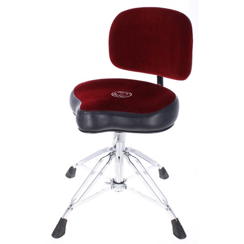 1514 - Roc N Soc cycle seat padded stool for guitar/instrument/drums, upon Yamaha stand