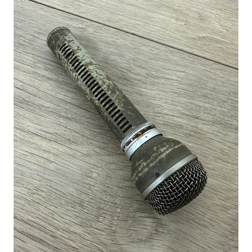 1703 - Vintage microphone, probably an AKG D19, with 1960s Reslo microphone stand*Please note: Gardiner Hou... 