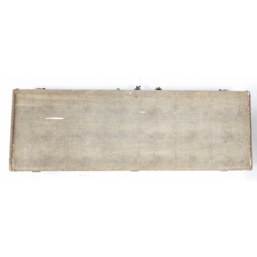 1410 - 1960s Selmer electric guitar hard case for Stratocaster or similar (handle damaged)