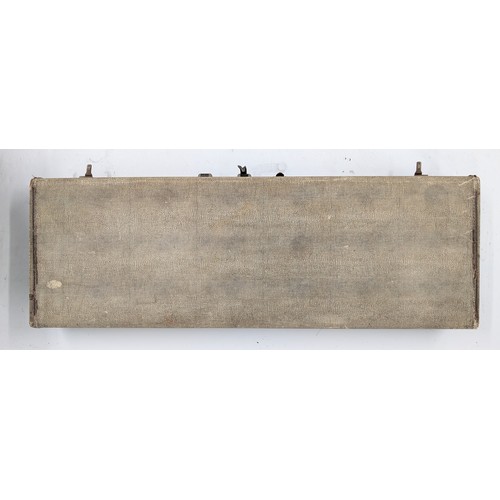 1410 - 1960s Selmer electric guitar hard case for Stratocaster or similar (handle damaged)