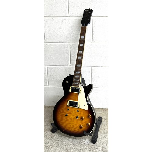 1537 - 2005 Epiphone Les Paul electric guitar for spares/repair (neck repair, hardware missing)... 