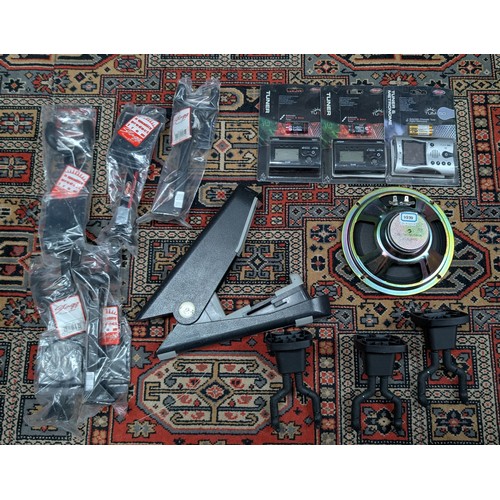 1491 - Selection of guitar accessories to include five Stagg wall hangers, three K&M wall hangers, an M... 