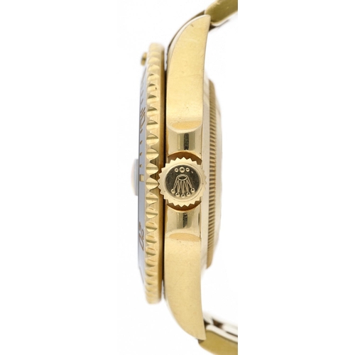 265 - Rolex Oyster Perpetual Date Submariner 18ct gentleman's wristwatch, reference no. 116618LN, serial n... 