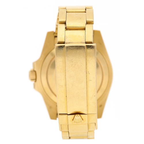 265 - Rolex Oyster Perpetual Date Submariner 18ct gentleman's wristwatch, reference no. 116618LN, serial n... 