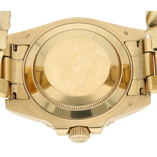 265 - Rolex Oyster Perpetual Date Submariner 18ct gentleman's wristwatch, reference no. 116618LN, serial n... 