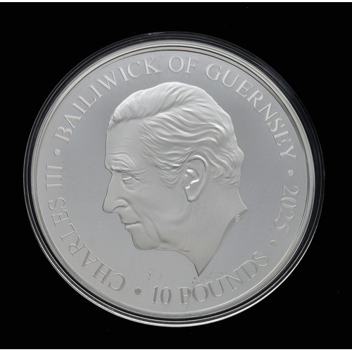 52 - The Westminster Collection - 2025 The Winston Churchill VE Day 80th Anniversary 5oz silver proof mas... 